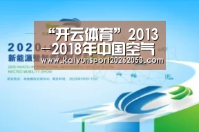 “开云体育”2013-2018年中国空气质量有何变化?(图2) 开云APP