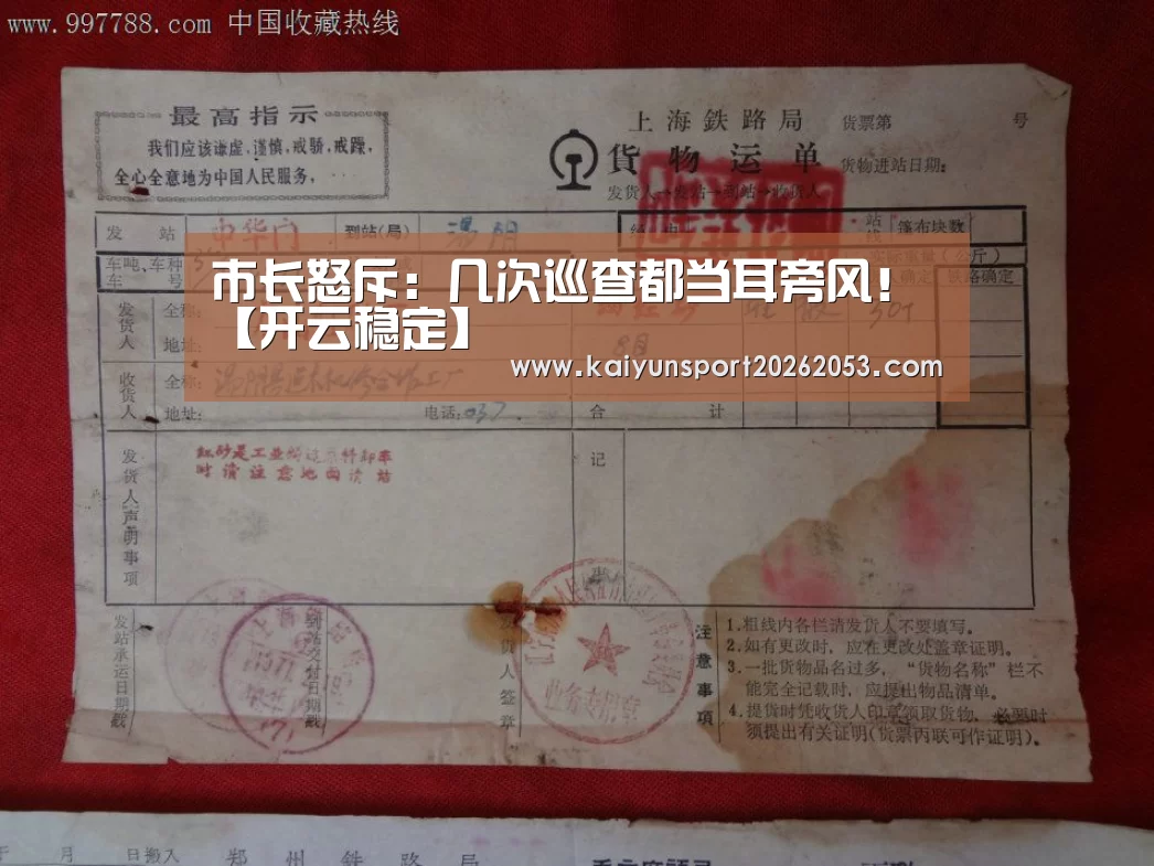 市长怒斥:几次巡查都当耳旁风!【开云稳定】(图4) 开云体育