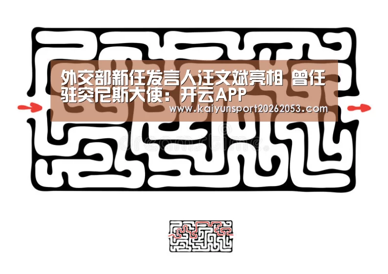 外交部新任发言人汪文斌亮相 曾任驻突尼斯大使:开云APP(图1) 开云稳定